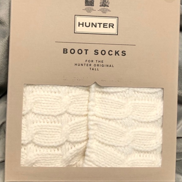 🆕Hunter Cable Cuff Tall Boot Socks - Picture 3 of 5